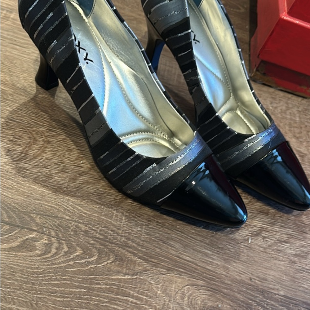 PROXY Black and Silver Heels